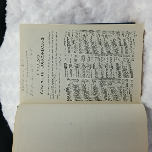 Cruden's Complete Concordance By Alexander Cruden, A.M. Hardcover Book - Picture 8 of 12